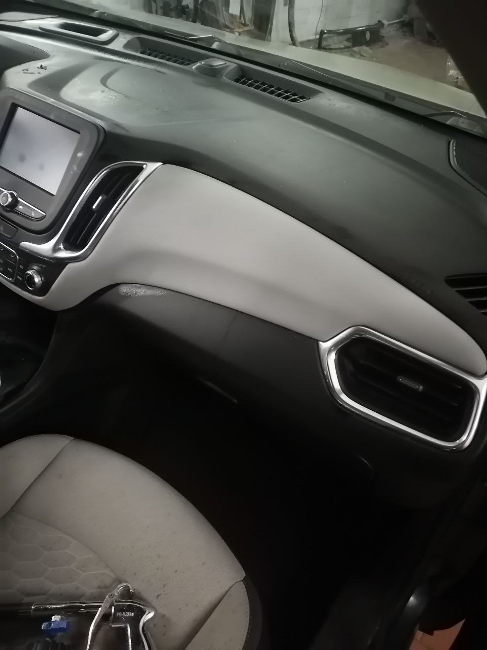 Результат чистки панели машины